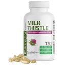 Bronsonovo mleko Thistle Silymarin Marianum & Dandelion Extract Jetra Health Support, Antioksidant Support, Detox, 120 kapsul