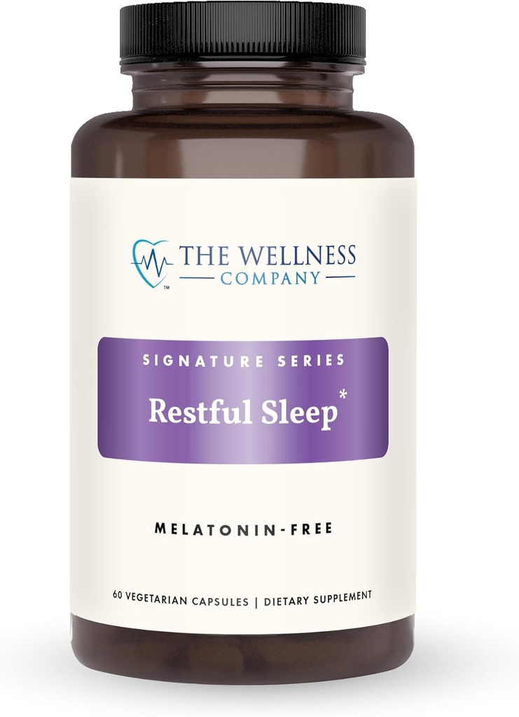 Wellness Company Pomirjujoče spanje - Melatonin-Free, Deep Sleep, Podpora REM, Non-Habit Forming - Kava, Rafuma Leaf, Ashwagandha & Valerian Root 