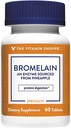 The Vitamin Shoppe Bromelain 500MG & 2.000 GDU, podpira prebavo in absorpcijo beljakovin, encima, pridobljenega iz ananas (60 kapsul)