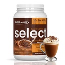 PEScience Select Cafe Protein Coffee Aroured Powder, Karamel Macchiato, 100mg kofein, 20g Iced Protein Coffee Powder ali Creamer, 20 Serving