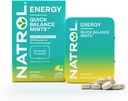 Natrol hitro uravnotežene energetske mete, energijska dopolnila, 30 limonin zeleni čaj naravno in umetno aromo, 30 Štetje, 15 Dnevna dobava