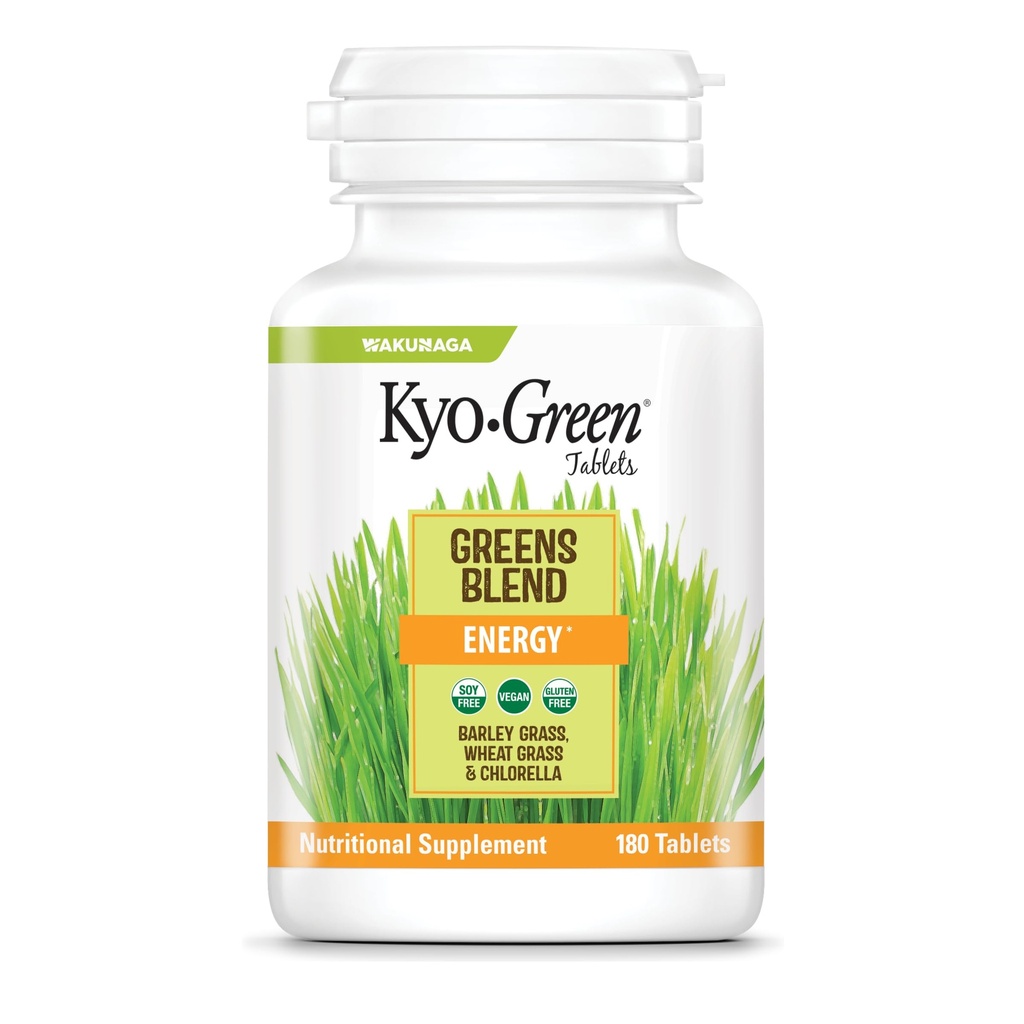 Kyolic Kyo- zelena zelena mešanica energije, 180 tablet