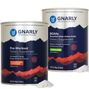 Gnarly Nutrition Gnarly Preworkout Jagodna limonada Brez kofeina (14.82oz) BCAA limonska limona (10.58oz)