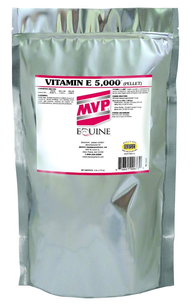 Vitamin E 5000 (3lb) Peletirani vitamin E za konje...