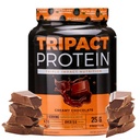 Nutrologija TRIPACT Protein Powder - 7-v-1 Zamenjava obroka Shake z Grass Fed Whey Protein Powder, Pea, Rice, Greens for Muscle Recovery & Immunity, Creamy Chocolate Flavor, 20 Servinges