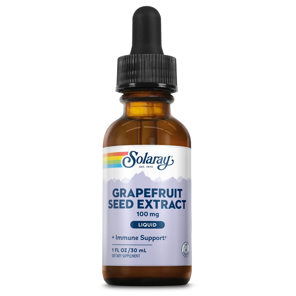 SOLARAY Grenivke Izvleček Semena kapljice 100mg - Wellness podpora dodatek - Priročne tekoče kapljice, 60-dnevni denar nazaj garancije, Lab preverjen, Pribl. 100 Serving, 1 FL OZ
