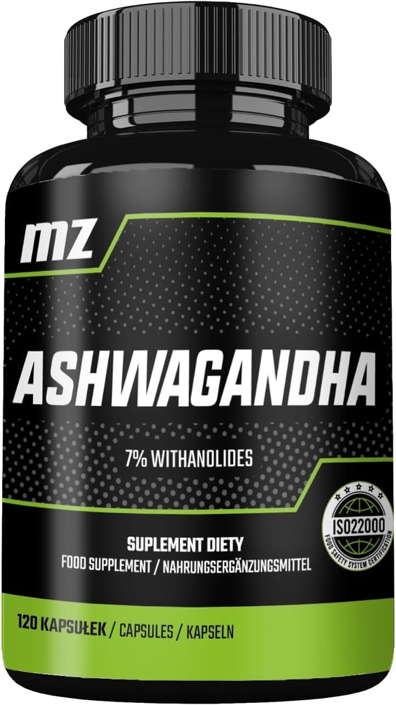 Ashwagandha Extract 142 mg na kapsulo – 120 kapsul – zaloga 4 mesece – prehranska dopolnila MZ