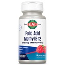 Kal 800 Mcg Folna kislina metil B-12 Tablete, malina, 60 Število