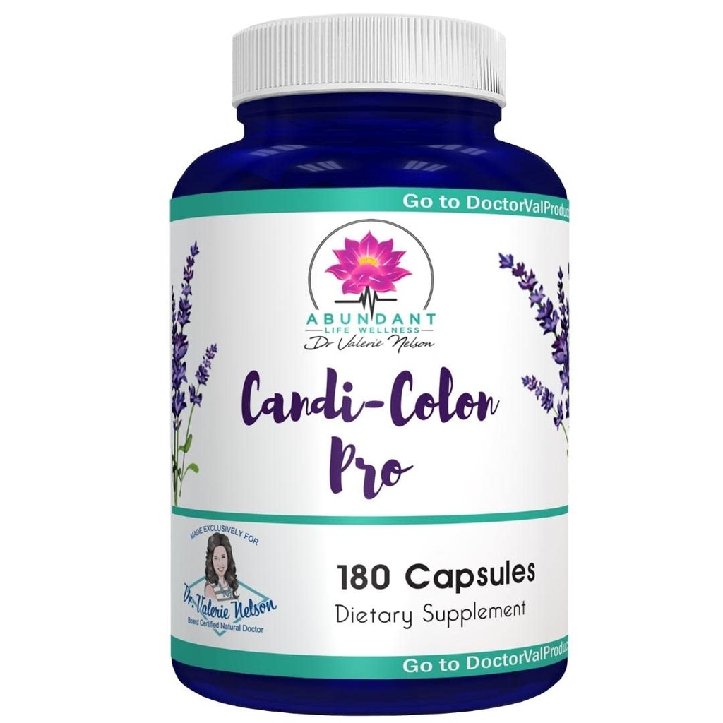 Podpora Candida - Aids Digestion, Črevesna vprašanja - 180 kapsul - dr. Valerie Nelson