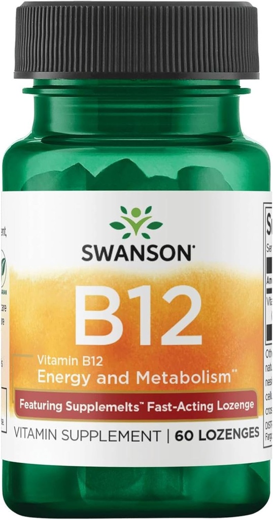Swanson Supplemelts Podjezično Vitamin B-12 5 Milligrams 60 Tabs