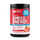 Optimum Nutrition Amino Energy Powder Plus Focus, z BCAA, Elektroliti in Kofein, Juicy Jagoda, 30 Serving (Packaging May Vary)