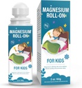 Magnezijev losjon za otroke, Magnezij Roll na za spanje in mirno - pomoč otrokom miren in spanje, Topical Magnezijev krema - Podpora uravnoteženega razpoloženja, Bedtime & Night