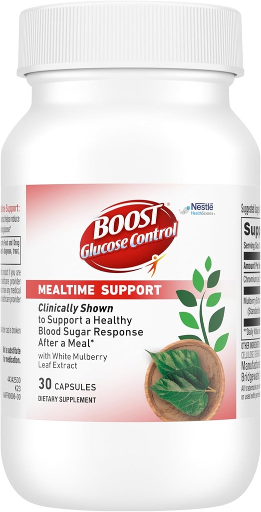 BOOST Glukoza Nadzor obroka podpora prehrana dodatek, 30 ct