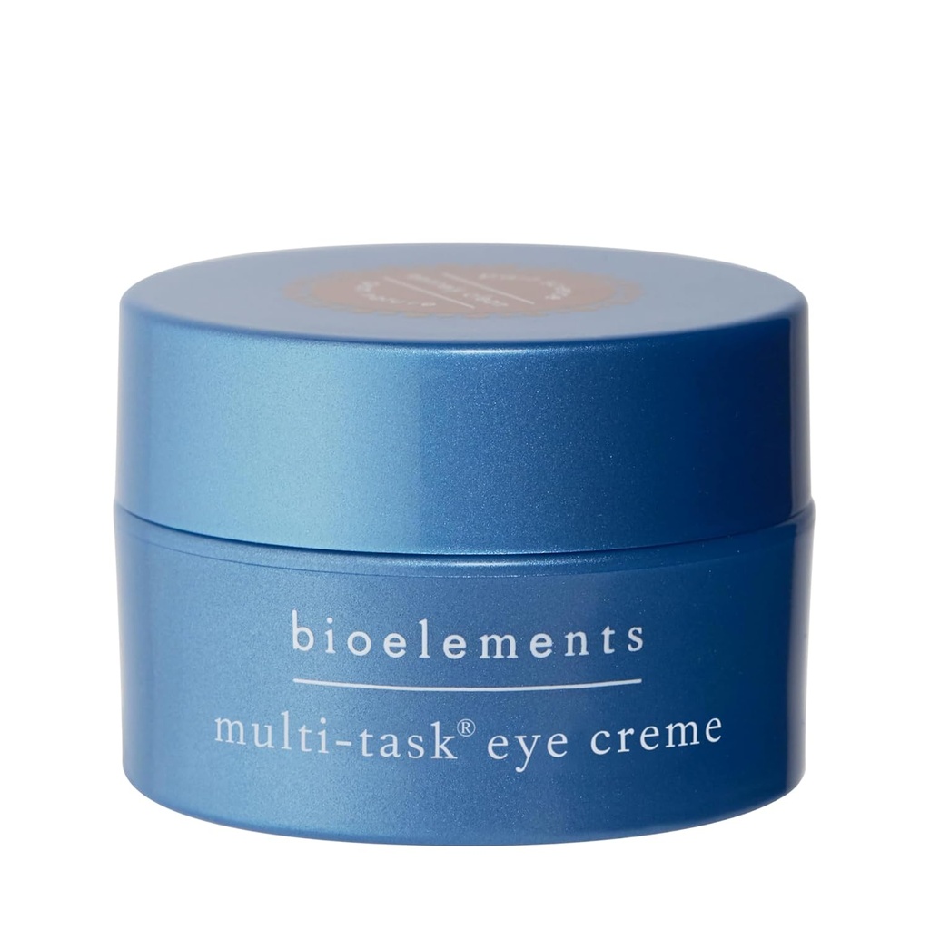 Bioelementi Multi-Task Eye Creme - 0.5 fl oz - Tarča Puffiness, temni krogi & Fine Lines - Svetloba & Nemastna - Vegan, Gluten prost - Nikoli testiran na živalih