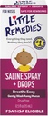 Mali Remedies Saline Spray in kapljice, varno za novorojenčke, 0.5 fl oz