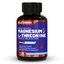 Magnezijev L-treonin Kapsule, Magnezijev Treonin Dodatek, 1900 mg Magnezijev L-treonin, Ne gensko spremenjeni, Gluten brez - 120 Veg Kapsule