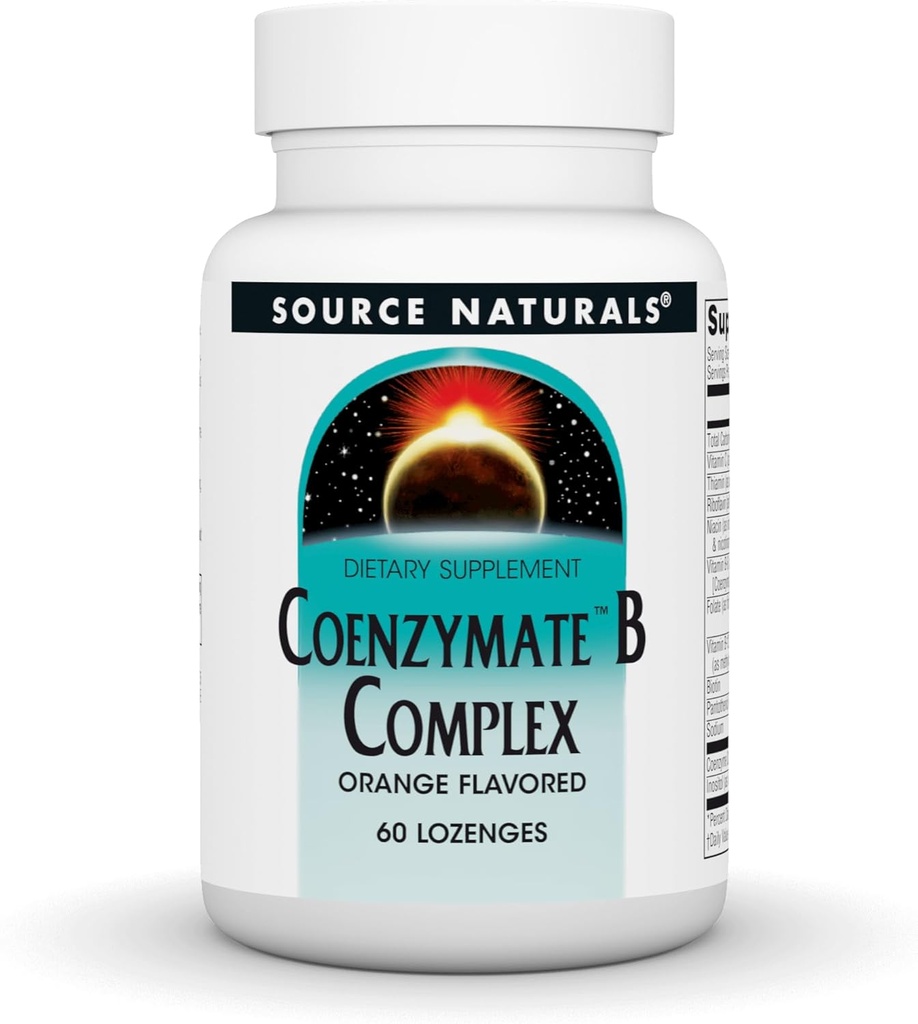 Koenzimirani B kompleksni podjezični Orange Source Naturals, Inc. 60 Lozenge
