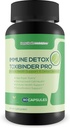 Imunsko detox Toxibinder Pro - Detox & Imunska podpora Dodatek - Pomoč Expel Toxins - naravno Detox Cleanse - Psyllium, Vitamin C, Ginger, cink, Dandelion Root - Polno telo Detox Imune Boost Podpora