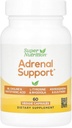 Super Nutrition Adrenal Support with L-tirozin, Rhodiola Extract, Ashwagandha Extract in Eleuthero Extract, 60 Veggie Kapsules