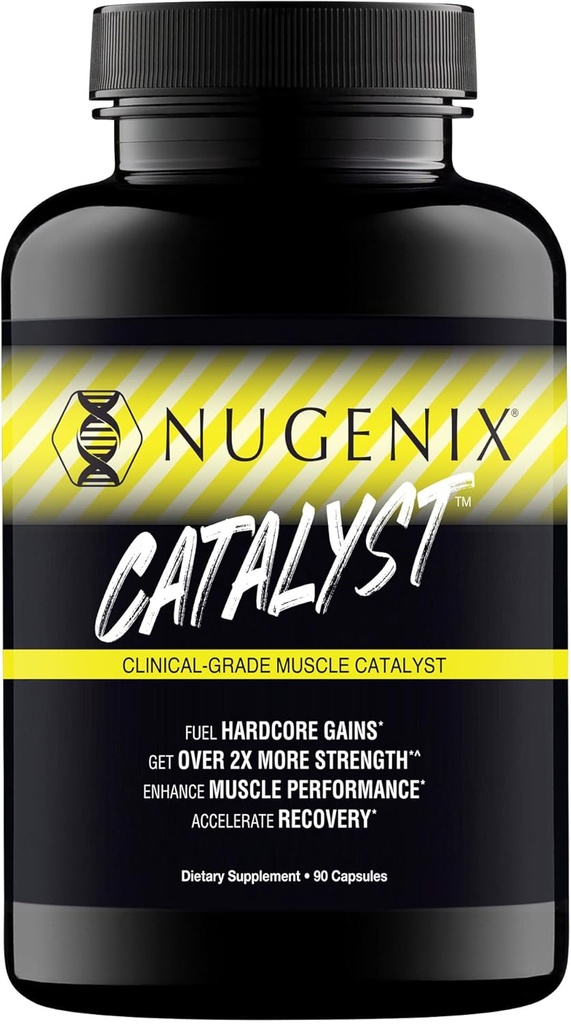 Nugenix Katalizator - Izboljšana mišice Graditelj in okrevanje mišic, vlak težje, povečanje zmogljivosti - 90 kapsul