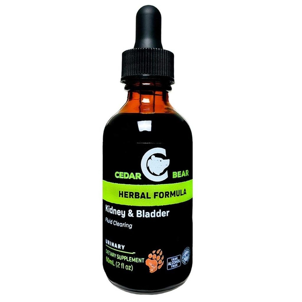 Cedar medved Ledvica & Bladder Mešajte tekoči zeliščni dodatek, ki pomirja, Tonalifies in podpira pravilno fluid Dynamics za mehur in urinarni sistem 2 Fl Oz