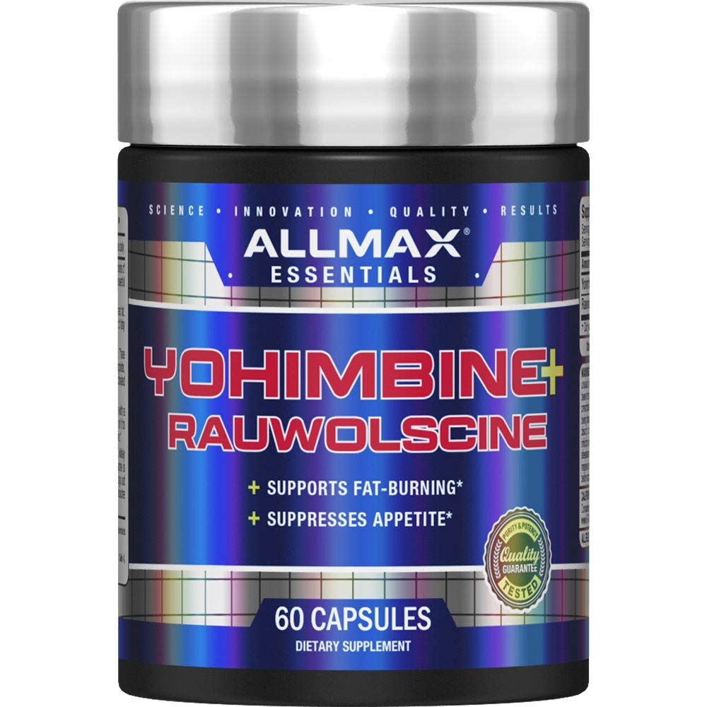 ALLMAX Essentials YOHIMBINE + RAUWOLSCINE - 60 kapsul - Podpira kurjenje maščob in stiskanje apetita - 60 serviranja