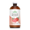 Življenjska podpora kosti, kalcijev citrat, magnezijev citrat in vitamin D-3, Relaksacija, Podpora kosti in mišic Formula, enostavna absorpcija, Made Without Dairy and Gluten Free, Jagodna aroma, Približno 32 Serving, 16 FL OZ