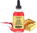 Jaz sem Joy co. Tekoči koloidni zlato 24k 99.99% Čisti 100ppm Ruby rdeča voda na osnovi vse naravne elektroliza 4oz steklena steklenica
