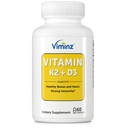 Vitamin D3/K2-5.000 i.e. (125 μg) - 60 kapsul - podpira zdrave kosti in srce, močna imuniteta