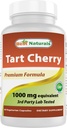 Best Natural Tart Cherry Extract 1000 mg 60 kap