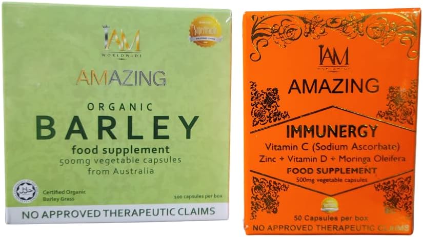 IAM Neverjetne čiste organske kapsule in IMMUNERGY vitamin C