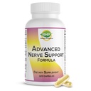 Advanced Nerve Support Formula. Periferna nevropatija dodatek z alfa lipoična kislina za zdravo živcev popravila in funkcije. Največja jakost Formula, 120 kapsul