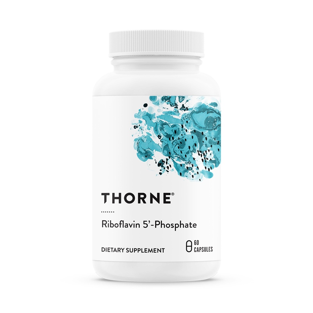 THORNE - riboflavin 5'-Fosfat - Bioaktivna oblika vitamina B2 za podporo metilaciji* - 60 kapsul