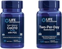 Life Extension Super Ubiquinol CoQ10 100mg 30 Softgels celična energijska podpora paket z dvema na dan visoke jakosti 120 tablet multivitamin