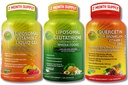 Liposomski vitamin C 1100mg Tekoči gel Kapsule - Mešanica z - liposomski glutation 500mg dodatek, Master Antioksidant & Razstrupljanje & Quercetin z bromelain vitamin C in cink