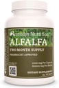 Remedy's Nutrition Alfalfa - 1000 mg, 60 Veganske kapsule Zeliščni prehranski dodatek - dva meseca dobave