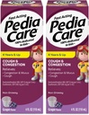 Tekoča medicina za kašelj, prebavne motnje v prsnem košu in prehladni simptomi sluzi, neudobni, starosti 4+, grozdni okus, 4 fl oz (2 paket)