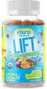 Lift Focus USDA Organic Certified Gummies – Natural Brain Support Supplement, Vegan & Gluten-free, Infunded with Yerba Mate, Lion’s Mane, Wild Purple Maca & Chaga (60 Gummies, Lift)