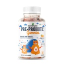 Probiotični Gumies z 2 milijardami CFU, Prebiotična Fiber dodatek za otroke, moški in ženske, Klinično validirani sev za prebave, Easy Bowel gibanja in imunitete, 30 Gummy medvedi