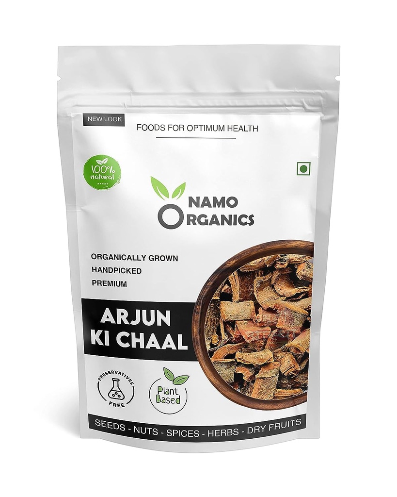 Nutranix TNA -Organic Arjun ki Chaal - 400 Gm Dried- Arjuna Tree Bark - Raw | Lowers Bad Cholesterol