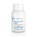 Biogena Vitamin D 2000 Veganska formula - Sun Vitamin D3 dodatek za absorpcijo kalcija, Imunska podpora - 60 kapsul