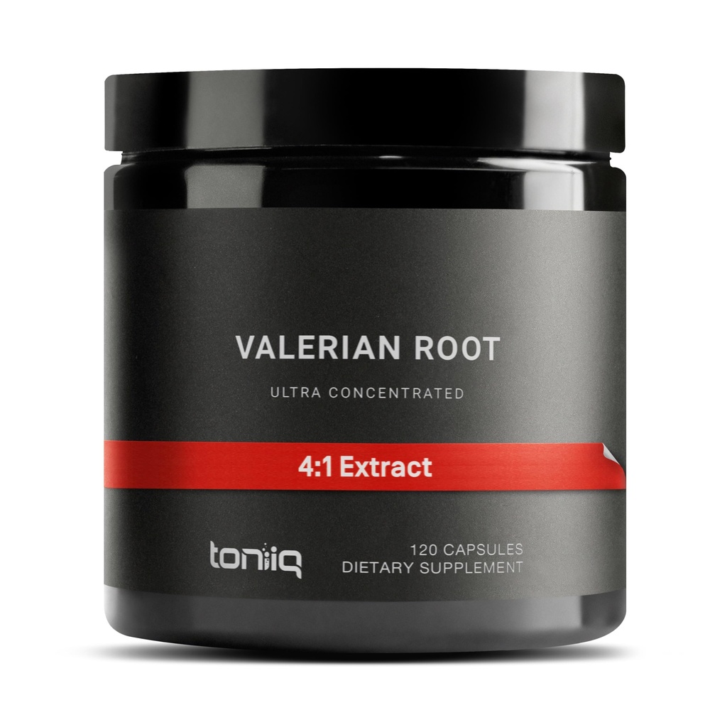 Root Kapsule Valerian - ultra visoka jakost 4:1 Ekstrakt - visoko koncentriran - Testiran laboratorij tretje strani - 120 kapsul