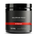 Root Kapsule Valerian - ultra visoka jakost 4:1 Ekstrakt - visoko koncentriran - Testiran laboratorij tretje strani - 120 kapsul