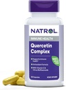 Natrol Quercetin Complex, prehranska dopolnila za imuno zdravje, Quercetin dopolnila z vitaminom C in Citrus Bioflavonoidi, 50 kapsul, do 25 dni dobave