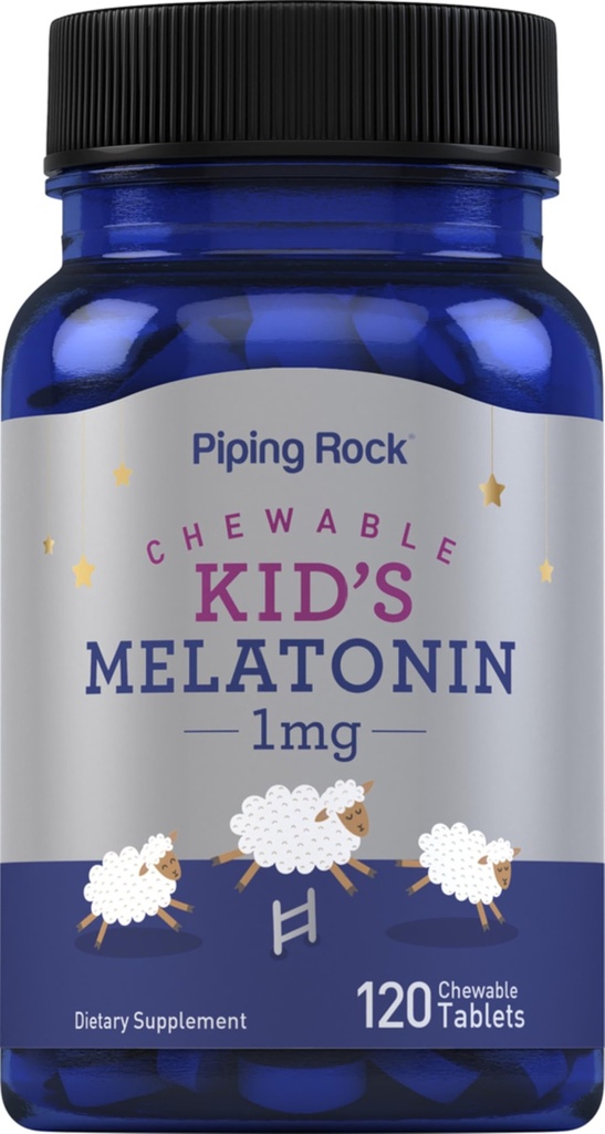 Piping Rock Otroci Melatonin 1mg 