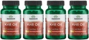 Swanson EFAs- Kril olje - Največja moč - 1 g, 30 Softgels (4 pakiranje)