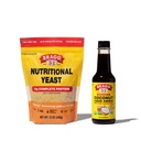 Bragg Premium 12 Ounce Nutritional Yeast Seasoning Pouch - Vegan, Gluten Free Cheese Kosmiči in Coconut Aminos, All Namen Seasoning, 10 Oz, Samski