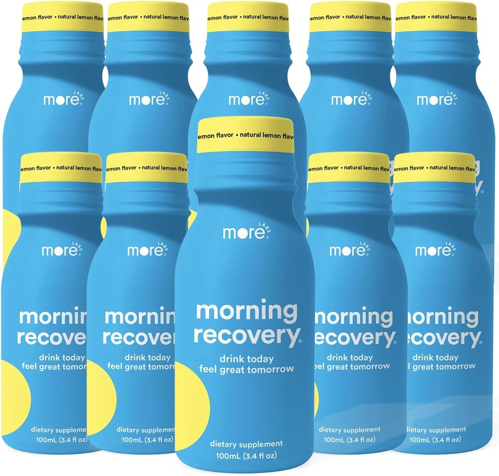 Več Labs Jutranja recovery naravna limonina arome Elektrolit in mleko Thistle pijača 10 Pack 