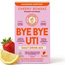 Cheeky Bonsai, sečilno zdravje Hidracija Pakiranje, Flush & Zaščitite urinski trakt z D-manozo, brusnice in elektroliti, Hibiscus limonada Okus (10 Packets) Brez dodanega sladkorja, Vegan in Gluten-free
