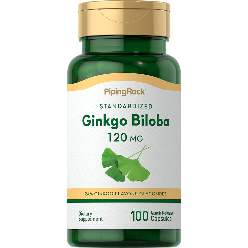 Piping Rock Ginkgo Biloba Dodatki 120mg 